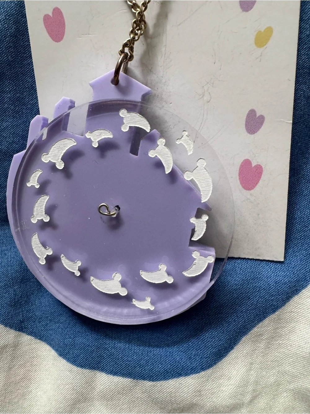 I Love Crafty Haunted Mansion necklace